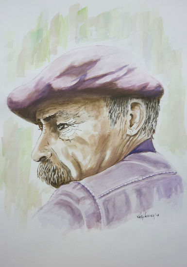 Pionero Watercolour Card Portrait