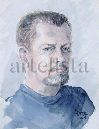 Horst Watercolour Card Portrait