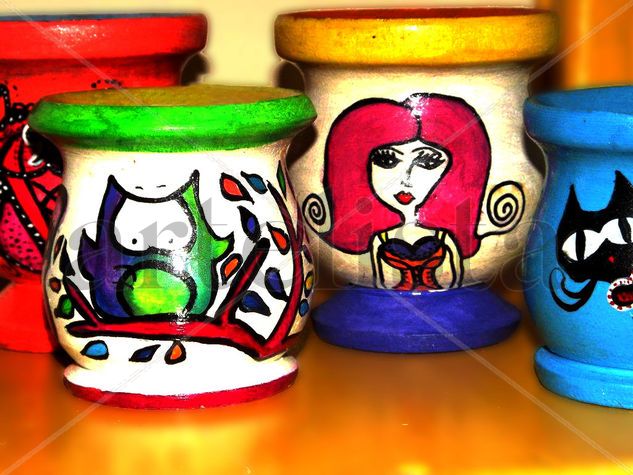 mates pintados Acrílico Otros Figura