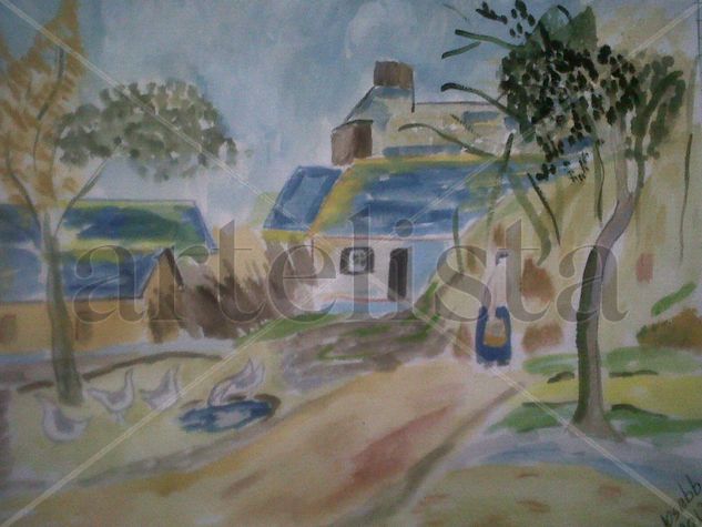 CASERIO6 Watercolour Card Landscaping