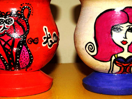 Pintura sobre mates