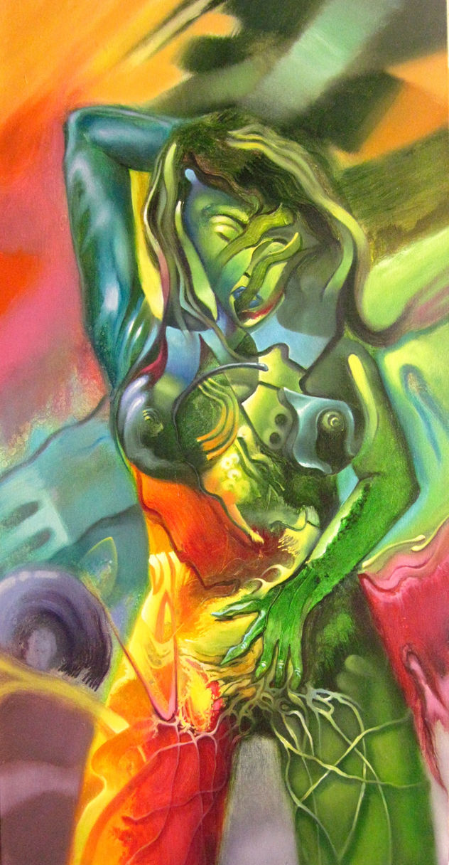 mujer de contacto