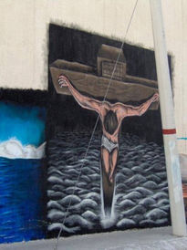 Mural del cristo de...