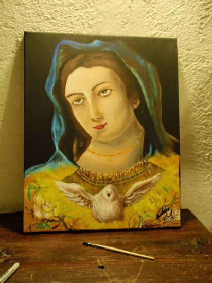 VIRGEN DE LA PAZ Acrylic Canvas Others