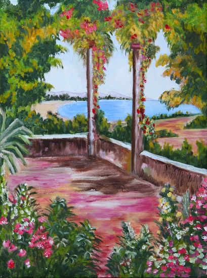 Mirador Oil Canvas Landscaping