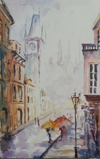 LONDRES TRAFALGAR Watercolour Paper Landscaping