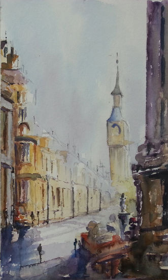 LONDRES TRAFALGAR1 Watercolour Paper Landscaping