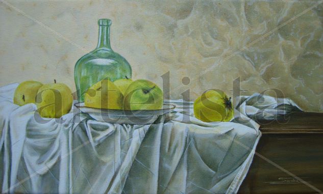 Manzanas Oil Canvas Still Life Paintings