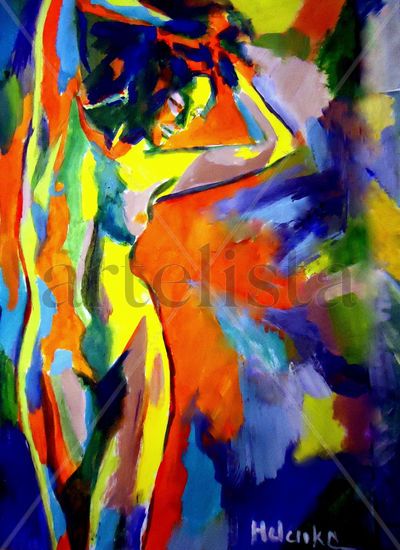 Path of a dream Acrylic Canvas Nude Paintings