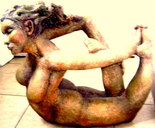 "Anebel, arpa" Pottery Figurative