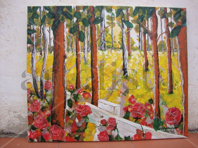 luz de vida Oil Canvas Landscaping