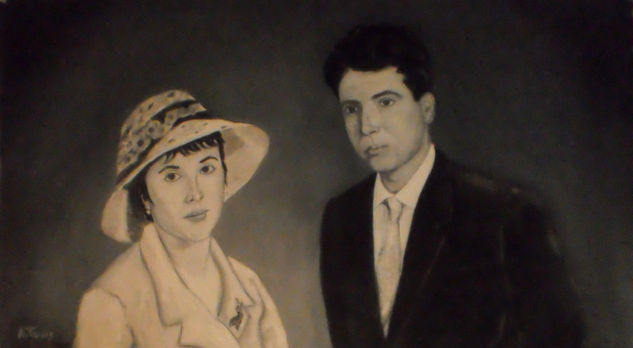 retrato Oil Canvas Portrait