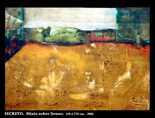 secreto Media Mixta Lienzo Paisaje