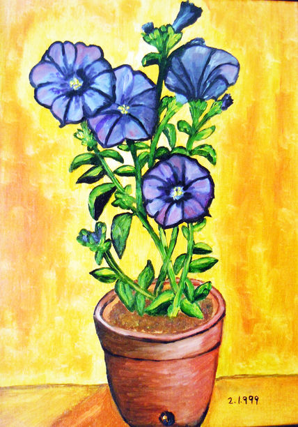 Petunias violeta