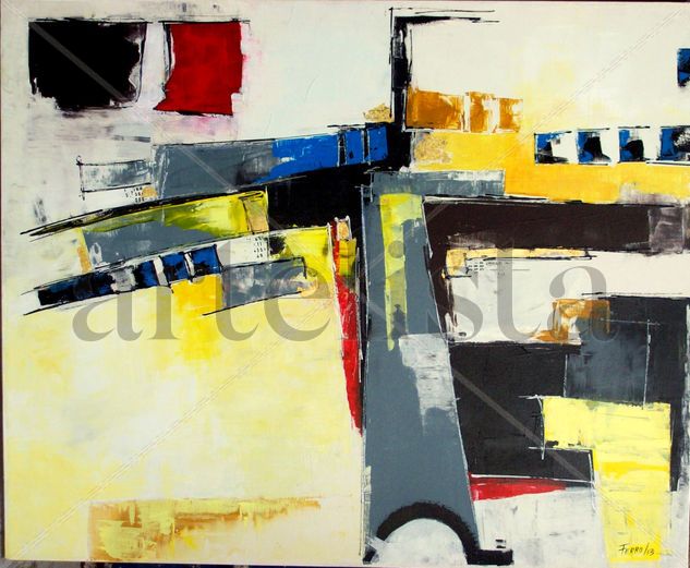 Ciudad II Acrylic Canvas Landscaping