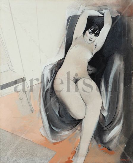 Kiki de Montparnasse Acrylic Canvas Nude Paintings