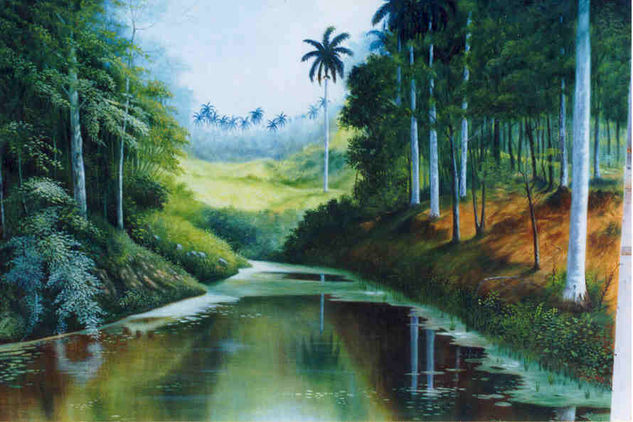 Idilio Oil Canvas Landscaping