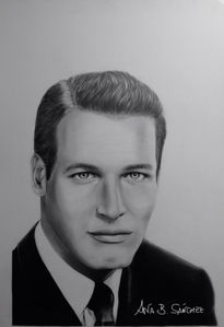 Retrato Paul Newman