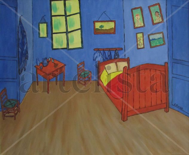 La habitación de Van Gogh Óleo Lienzo Otros