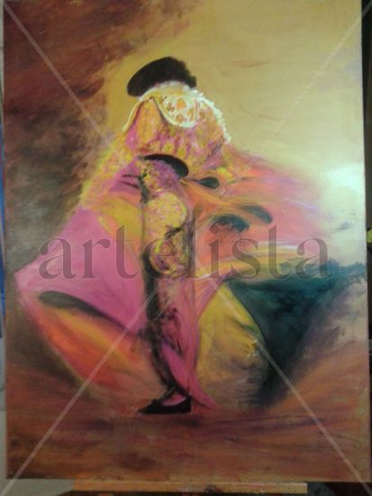 Chicuelina Acrylic Canvas Figure Painting