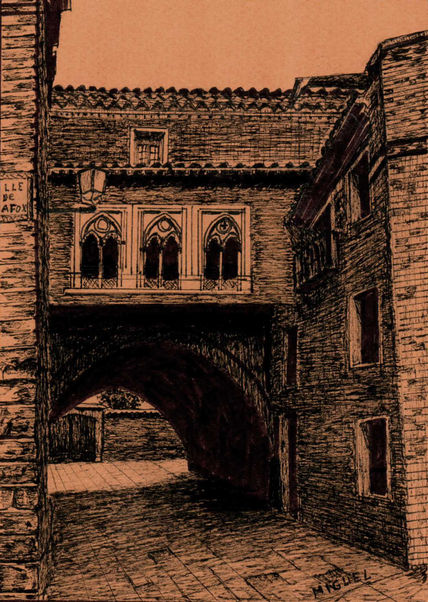 Casa y arco del...