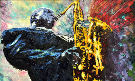 Retratos de músicos de jazz