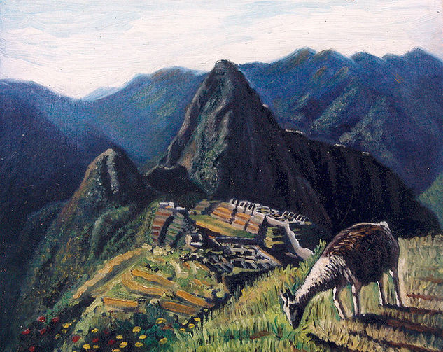 machupicchu coleccion Óleo Lienzo Paisaje