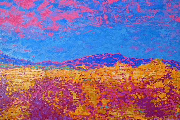 siempre falta una pincelada:  en qué lugar?, con qué color?, en este cuadro?..... Oil Canvas Landscaping