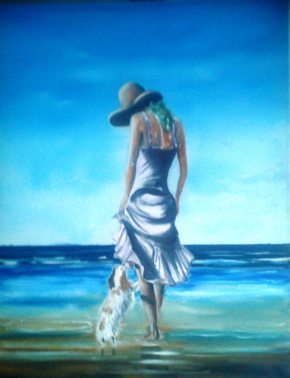 joven Oil Canvas Marine Painting