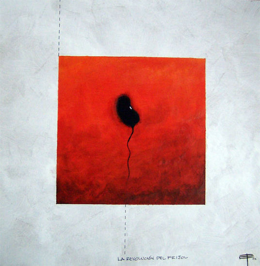 La revolucion del Frijol (1) Mixed media Panel Others