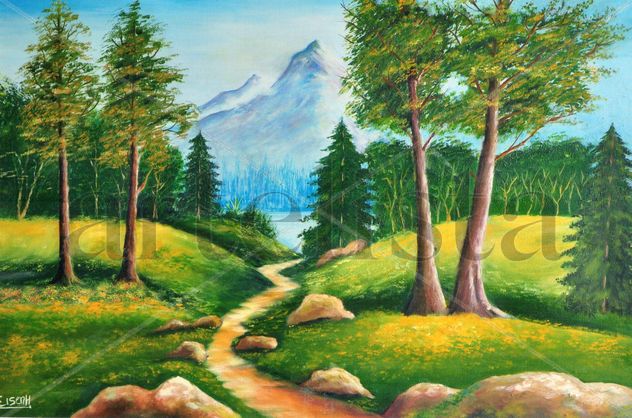 paisaje al nevado