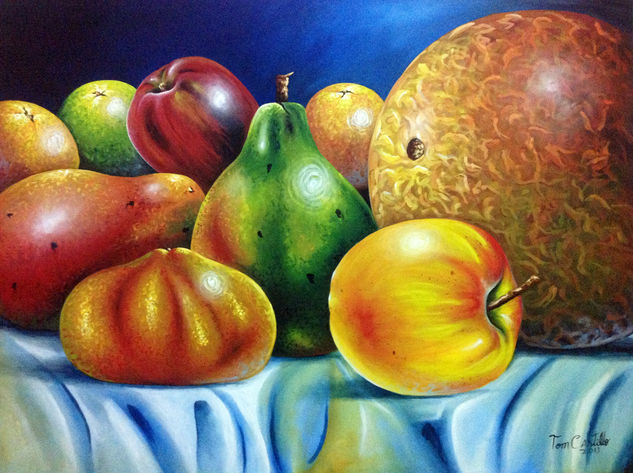 Frutos de sabor Acrylic Canvas Still Life Paintings