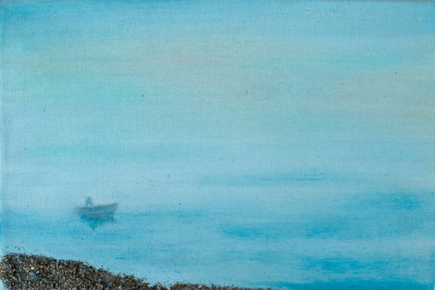 Despertando Oil Canvas Marine Painting