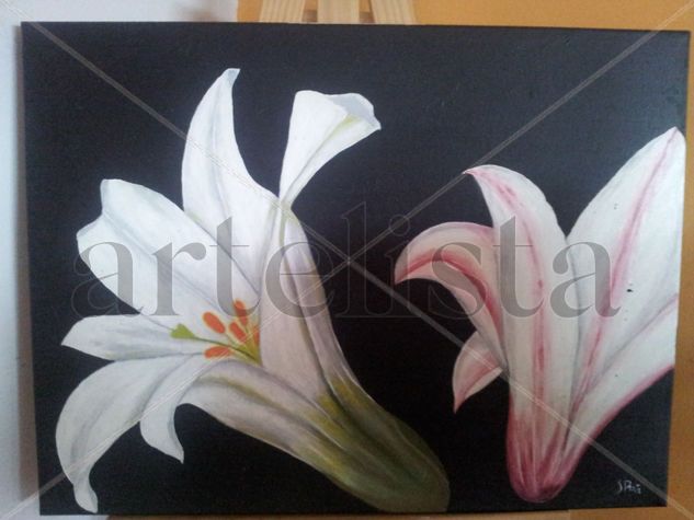 flores Oil Canvas Floral Painting