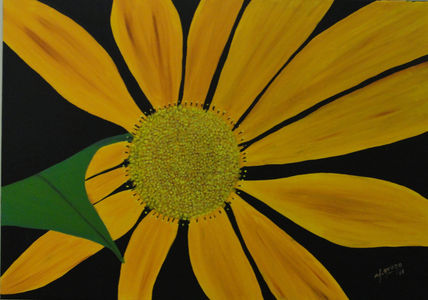 Flor amarilla en la...