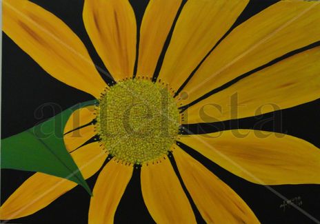 Flor amarilla en la...