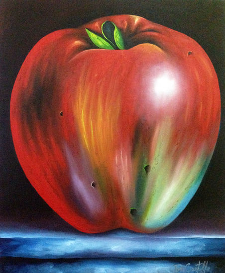 Ultra Manzana Acrylic Canvas Still Life Paintings