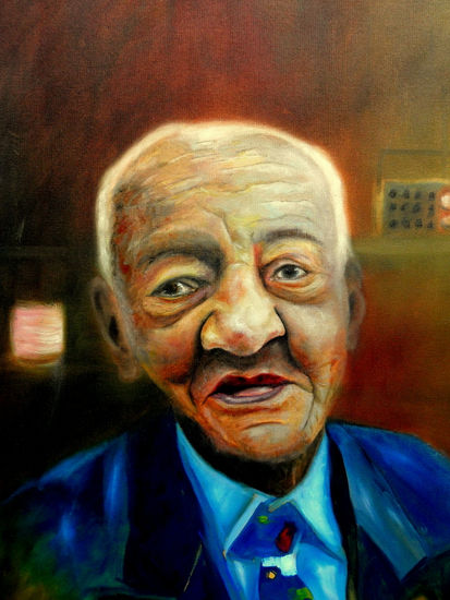 Don Camilo Oil Canvas Portrait