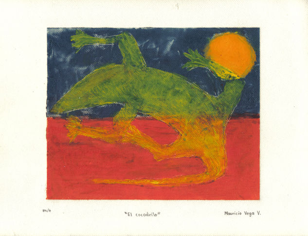 EL COCODRILO Monoprint