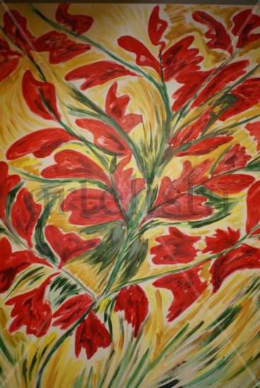 ARCE Oil Canvas Floral Painting