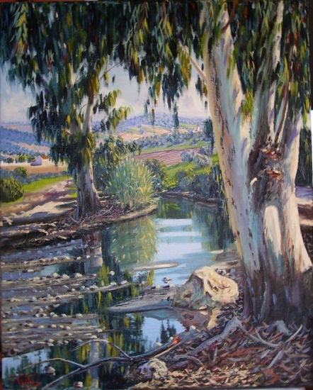 RIO DE UBRIQUE Oil Canvas Landscaping