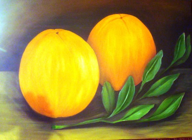 naranjas Oil Textile Still Life Paintings