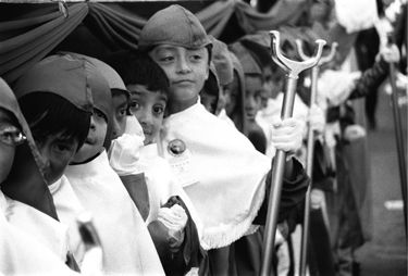 Devoción Infantil Retrato Blanco y Negro (Química)