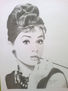 retrato de Audrey Hepburn