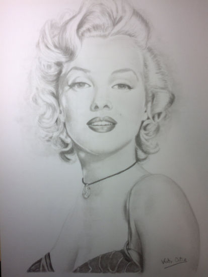 Retrato de Marilyn Charcoal