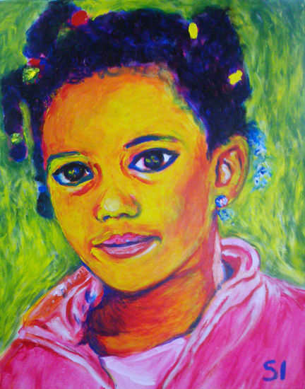 Amali Acrylic Canvas Portrait