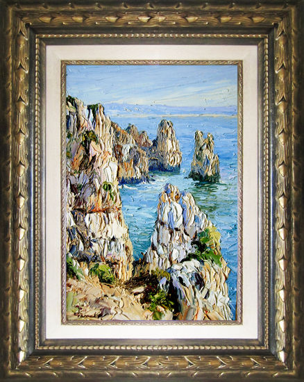 Paisaje marino del Algarve Oil Canvas Marine Painting