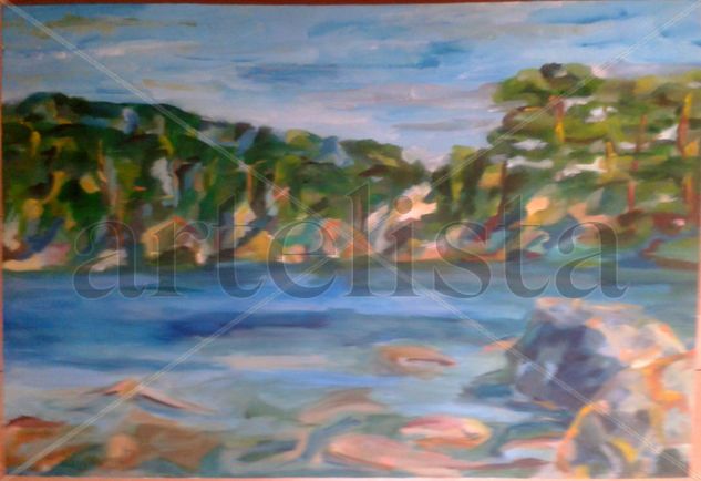 La laguna Oil Canvas Landscaping