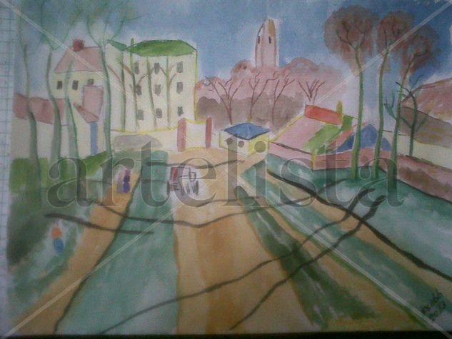 CASERIO7 Watercolour Card Landscaping