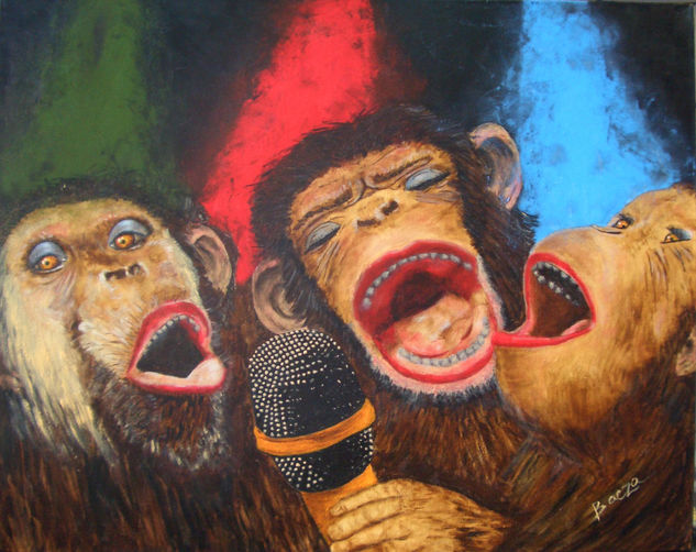 CANTANTES Oil Canvas Animals